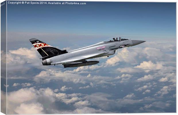  Typhoon (Eurofighter)  -  'Ad Astra' Canvas Print by Pat Speirs