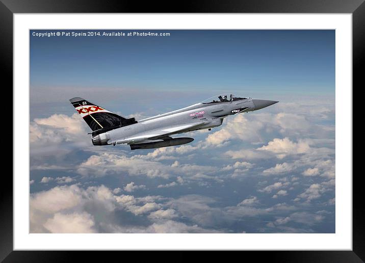 Typhoon (Eurofighter)  -  'Ad Astra' Framed Mounted Print by Pat Speirs
