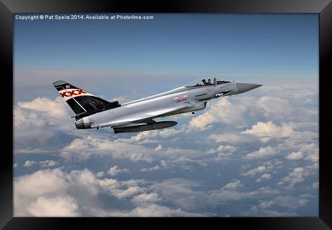  Typhoon (Eurofighter)  -  'Ad Astra' Framed Print by Pat Speirs