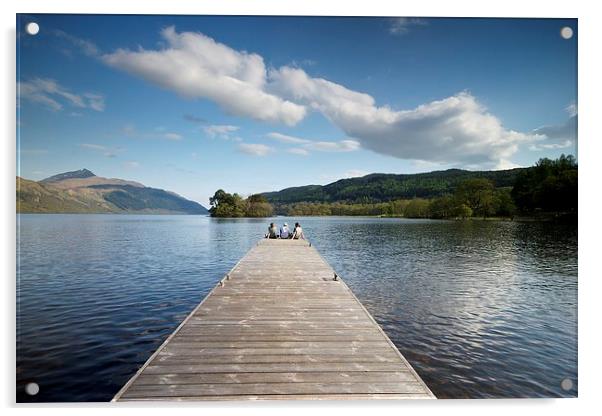  Loch Lomond Acrylic by Stephen Taylor