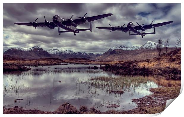  Lancasters Print by Sam Smith