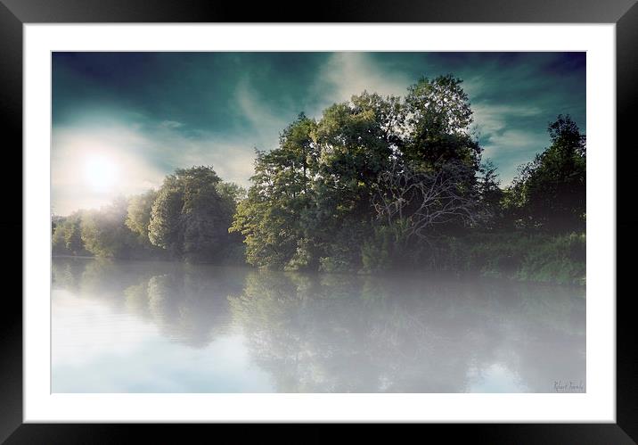  MORNING MIST Framed Mounted Print by Rob Toombs