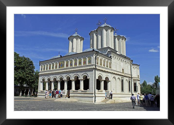 Patriarchal Cathedral Bucharest Framed Mounted Print by Tony Murtagh