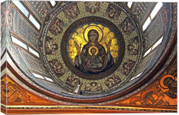 Dome in Patriarchal Cathedral  Canvas Print by Tony Murtagh