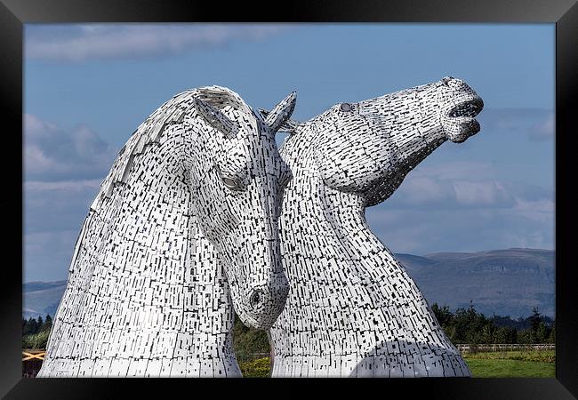 The Falkirk Kelpies Framed Print by Kevin Tate