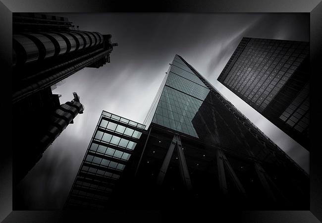  London Skyscrapers Framed Print by Ian Hufton