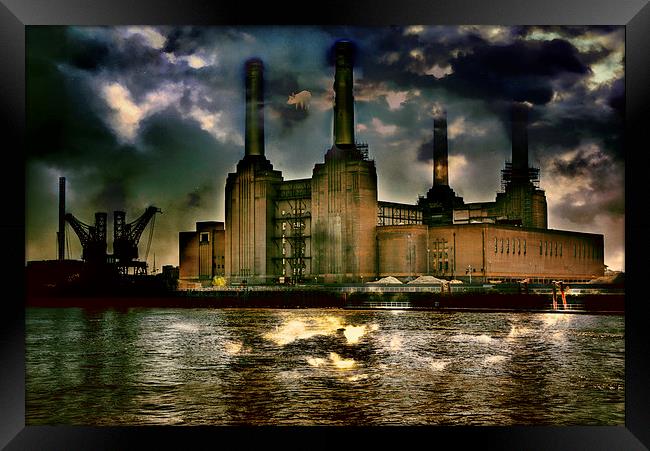  Battersea Power station Framed Print by Dean Messenger