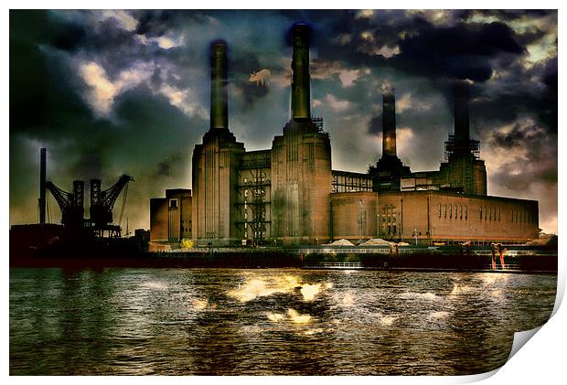  Battersea Power station Print by Dean Messenger