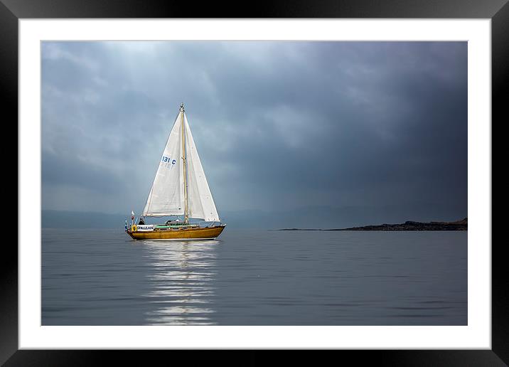  Sailing Framed Mounted Print by Sam Smith