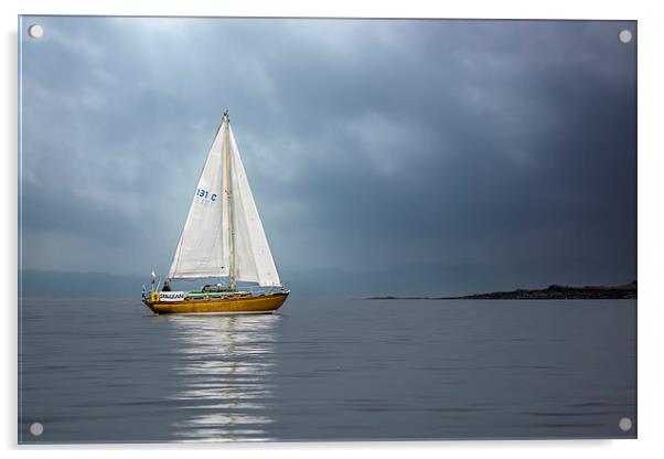  Sailing Acrylic by Sam Smith
