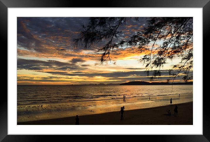  Aonang beach Framed Mounted Print by Uros Pirnat