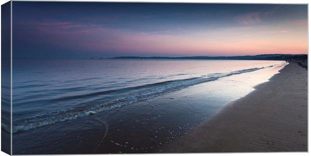  Swansea bay and Mumbles Canvas Print by Leighton Collins