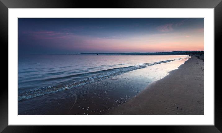  Swansea bay and Mumbles Framed Mounted Print by Leighton Collins