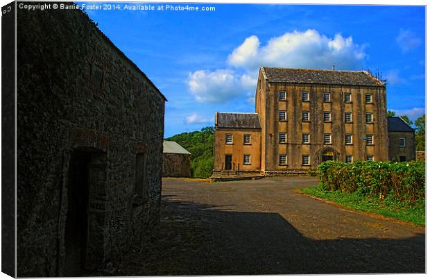  Blackpool Mill #1 Canvas Print by Barrie Foster