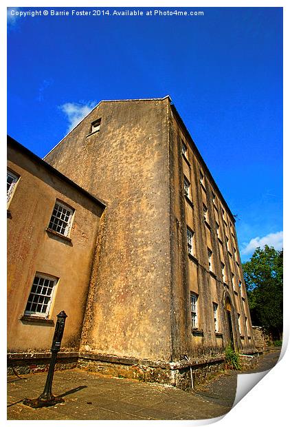  Blackpool Mill #2 Print by Barrie Foster