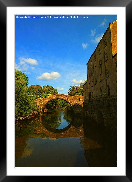  Blackpool Bridge #2 Framed Mounted Print by Barrie Foster