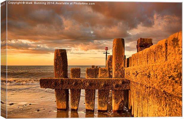 A view from the beach Canvas Print by Mark Bunning