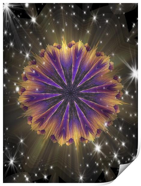  Deep Space Fractal. Print by Heather Goodwin