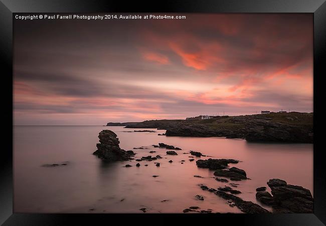  An Anglesey sunset Framed Print by Paul Farrell Photography