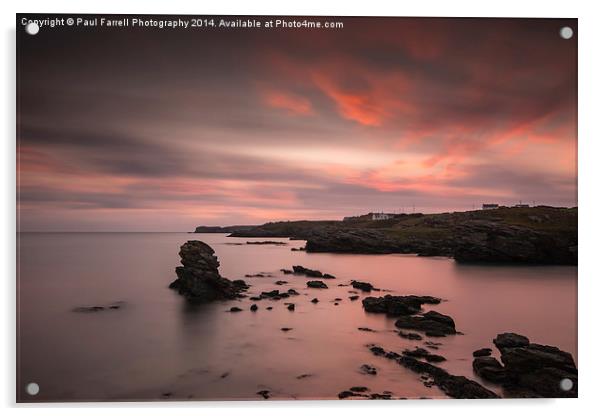  An Anglesey sunset Acrylic by Paul Farrell Photography