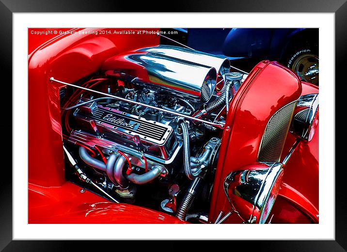 Pure Muscle Framed Mounted Print by Graham Beerling