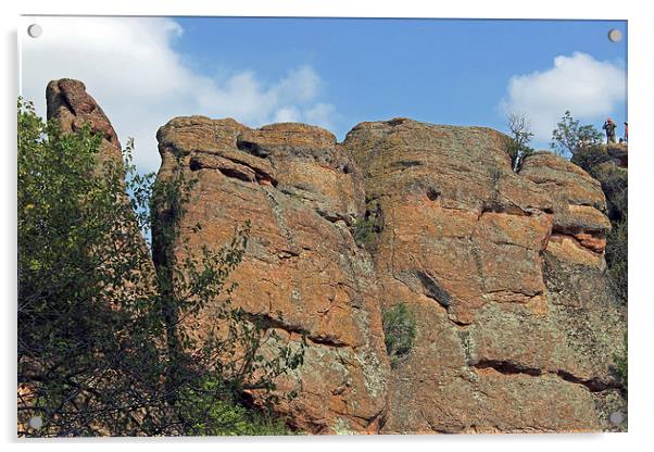 Belogradchik Rocks  Acrylic by Tony Murtagh