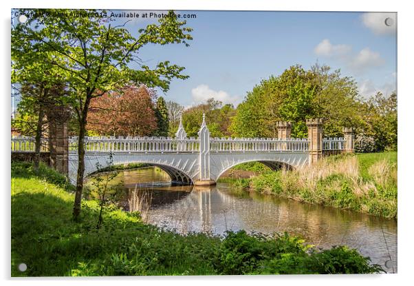  Eglinton's Tournament Bridge Acrylic by Chris Archer