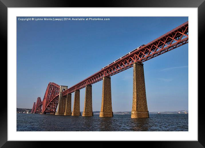  The Forth Rail Bridge Framed Mounted Print by Lynne Morris (Lswpp)