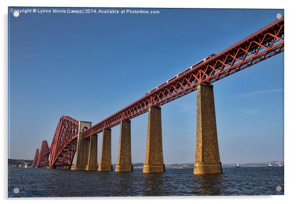  The Forth Rail Bridge Acrylic by Lynne Morris (Lswpp)