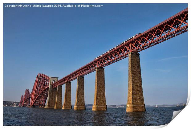  The Forth Rail Bridge Print by Lynne Morris (Lswpp)