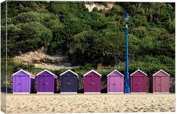 Bournemouth Beach Huts Canvas Print by Martin Parratt