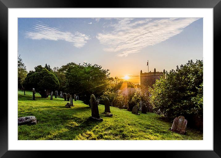  South Ferriby Sunset Framed Mounted Print by Lee Wilson