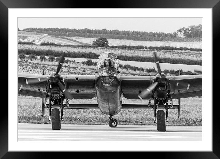  Mynarksi Avro Lancaster Framed Mounted Print by Lee Wilson