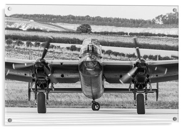  Mynarksi Avro Lancaster Acrylic by Lee Wilson