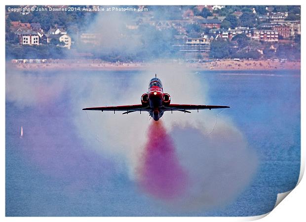  The Red Arrows Head On Print by John Downes