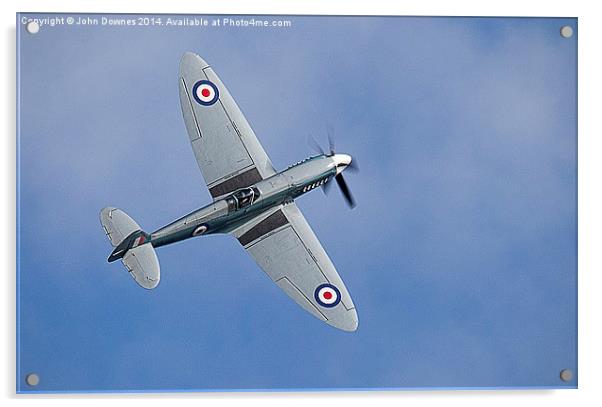  Supermarine Spitfire Acrylic by John Downes