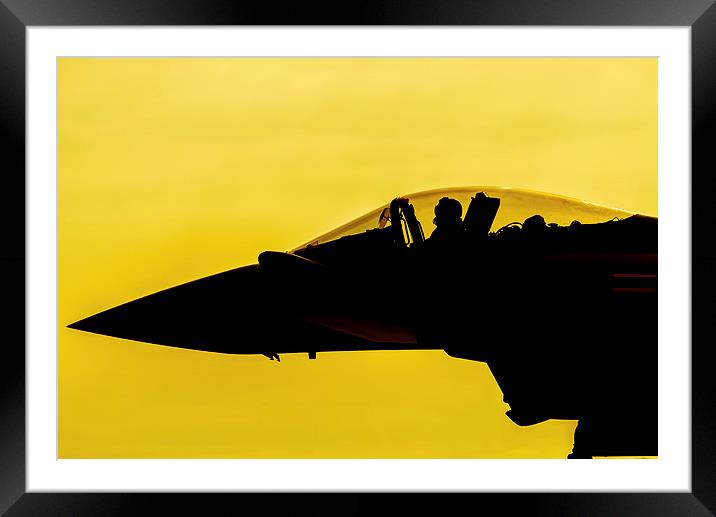  Sunset Sortie Framed Mounted Print by Lee Wilson
