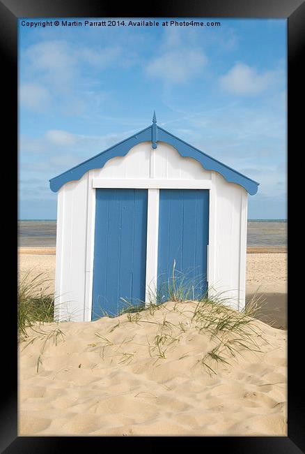  Southwold Beach Hut Framed Print by Martin Parratt
