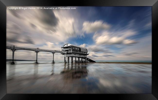 Bembridge Lifeboat Station Zoom Framed Print by Wight Landscapes