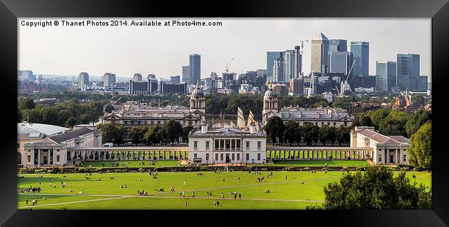  Greenwich park London Framed Print by Thanet Photos