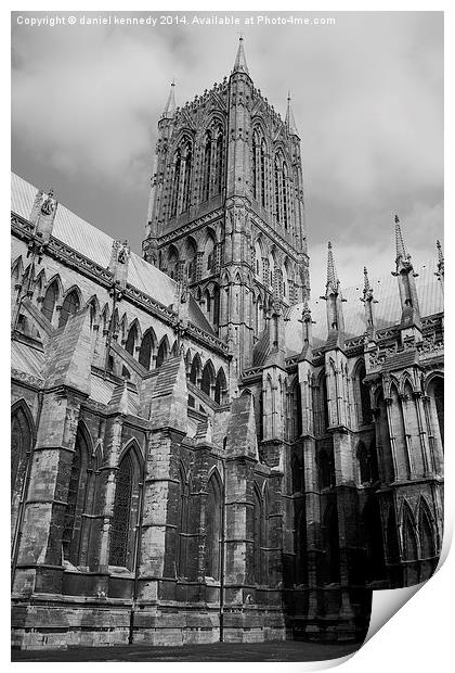  Lincoln Cathedral  Print by daniel kennedy