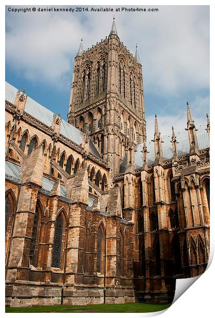 Lincoln Cathedral  Print by daniel kennedy