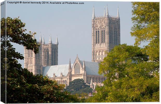 Lincoln Cathedral  Canvas Print by daniel kennedy