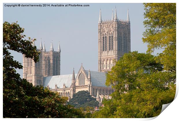 Lincoln Cathedral  Print by daniel kennedy
