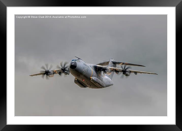  Airbus A400M Framed Mounted Print by Steve H Clark
