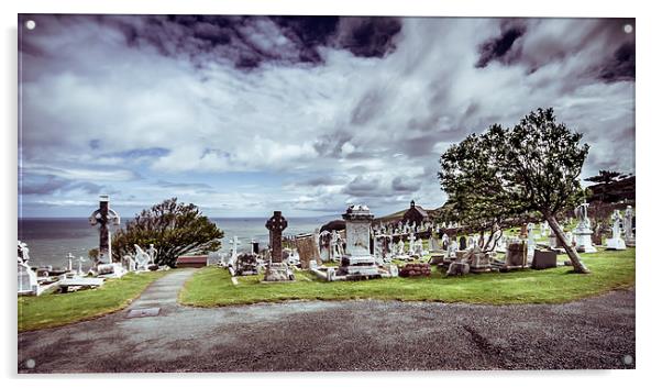  St Tudno's Churchyard Acrylic by Sean Wareing