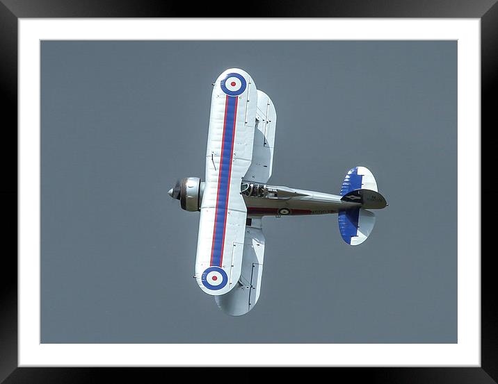  Gloster Galdiator Framed Mounted Print by Philip Catleugh