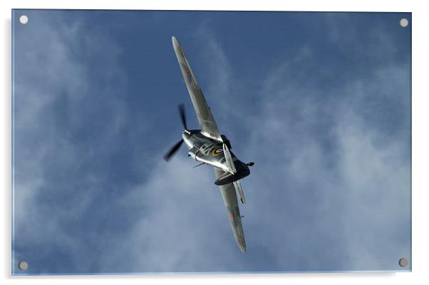  Hawker Hurricane IIb Acrylic by Philip Catleugh