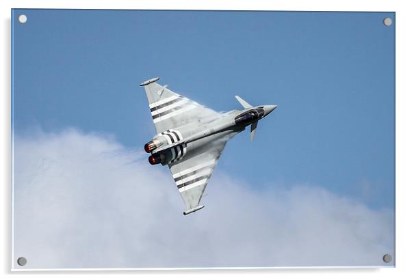  RAF Eurofighter Typhoon FGR4 Acrylic by Philip Catleugh