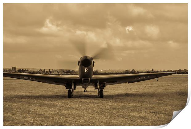  spitfire Print by curtis taylor